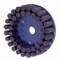 Nylox Disc Brush, Crimped Straight, 4 in Brush Dia, 7/8 in Center Hole, 0.04 in Filament/Wire Diameter, Ny 85818 - alternate 2
